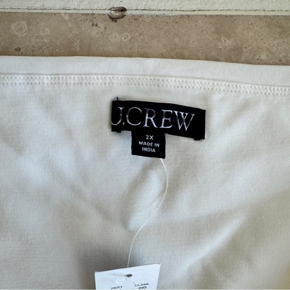 J. Crew White Off-Shoulder Tank Top - Picture 7 of 9